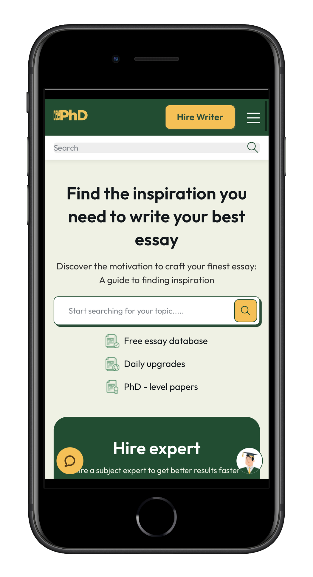 Phd Essay Mobile